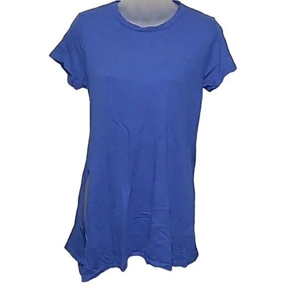 Anthropologie Stateside Blue Tunic T-shirt - Picture 1 of 5